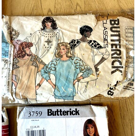 8 VTG sewing patterns women Separates Babydoll Tops Pencil Skirts Pants Lot 8 - Picture 3 of 16